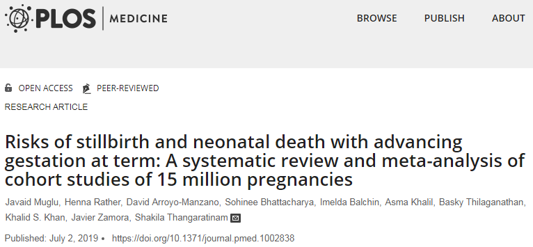 新的死产风险数据问世,有助于女性决定分娩时间